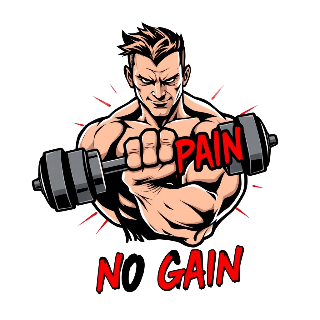 Estampa Gym No Pain No Gain