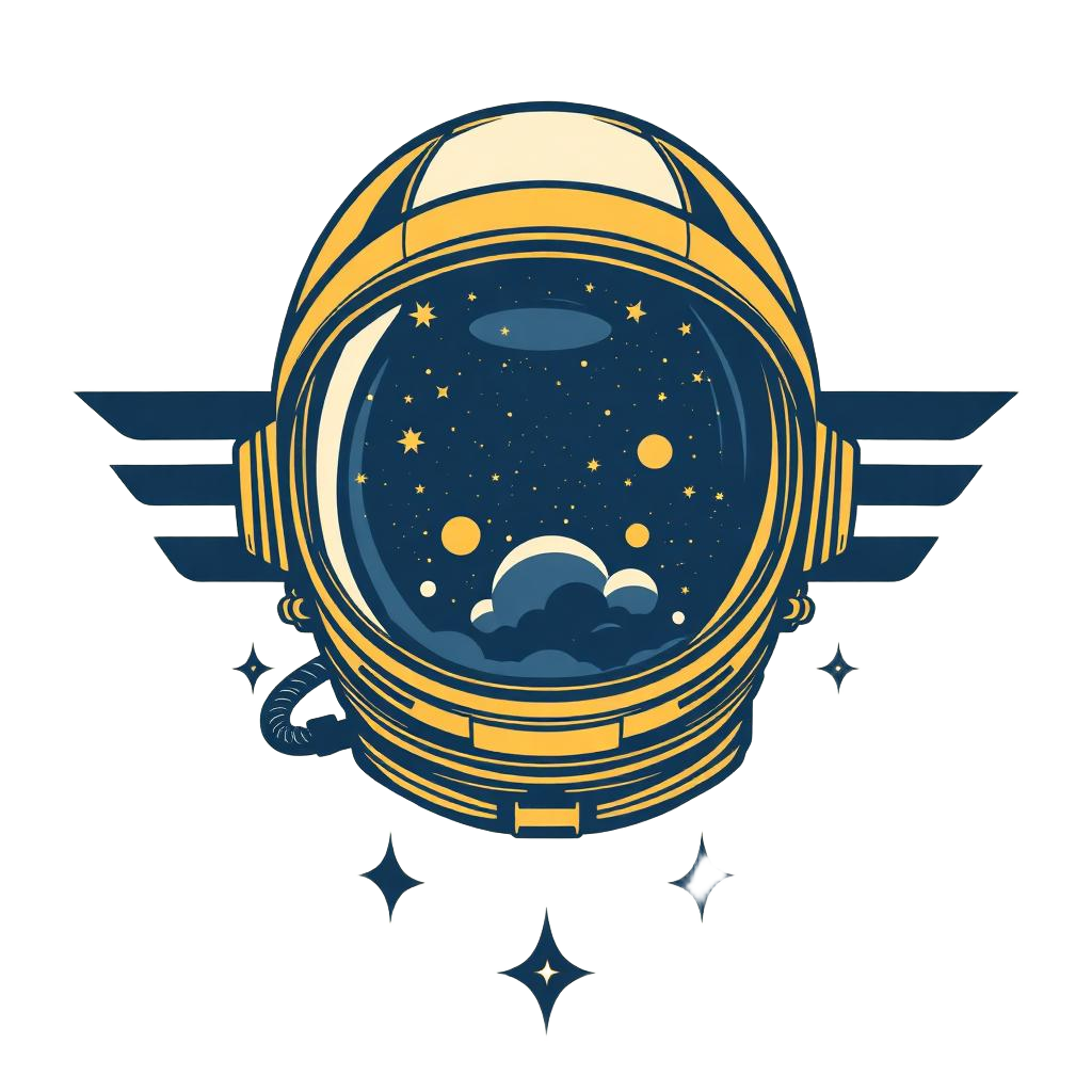 Estampa Astronauta Cosmos