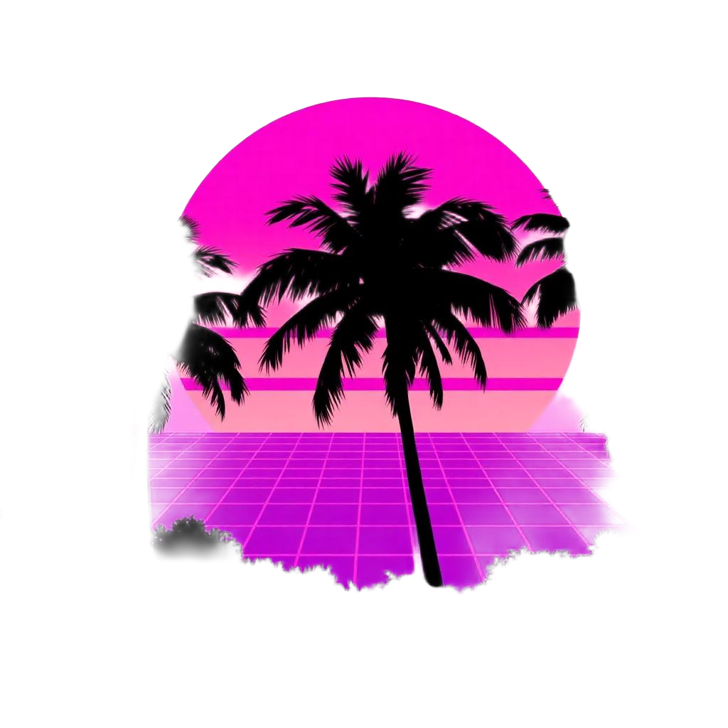 Estampa Pôr do Sol Tropical