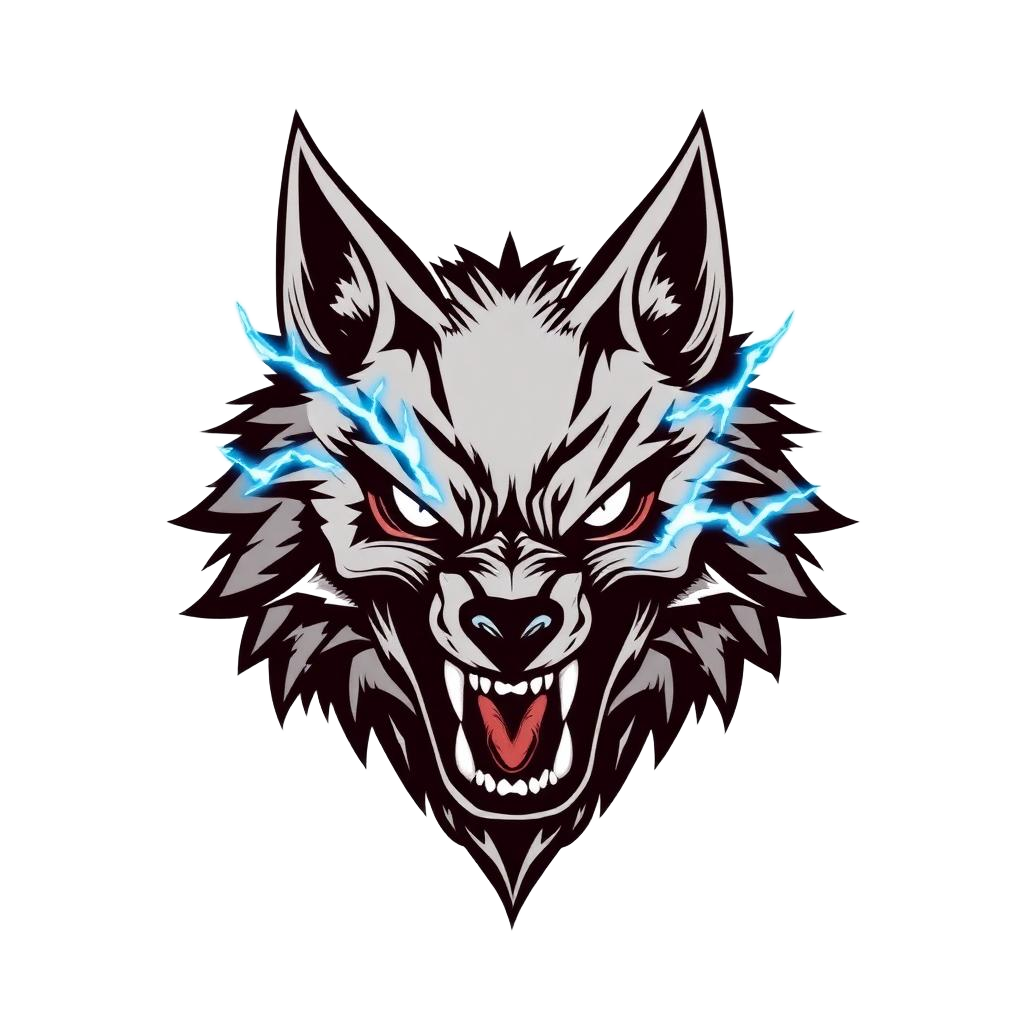 Estampa Lobo Trovão